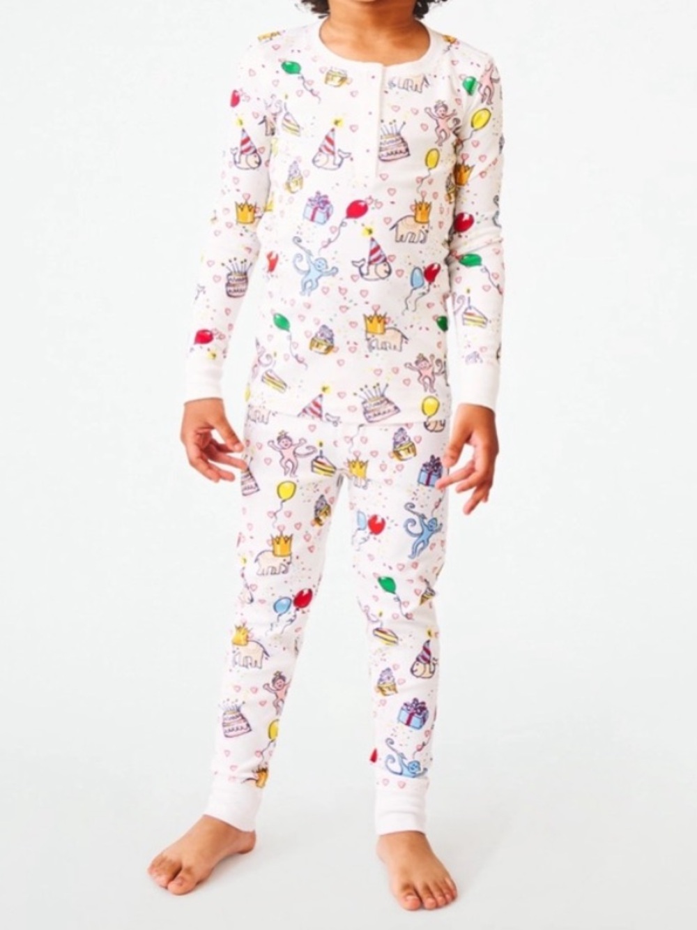 Roller Rabbit Birthday Bonanza Kids Pajama Set 6 Years